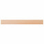 Vindueskarme 2 stk. Naturfarvet 140 x 20 x 2 cm Solid bøg