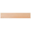 Vindueskarme 2 stk. Naturfarvet 140 x 25 x 2 cm Solid bøg
