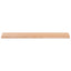 Vindueskarme 2 stk. Naturfarvet 140 x 30 x 2 cm Solid bøg