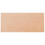 Vindueskarme 2 stk. Naturfarvet 100 x 40 x 2 cm Solid bøg