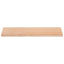 Vindueskarme 2 stk. Naturfarvet 120 x 40 x 2 cm Solid bøg