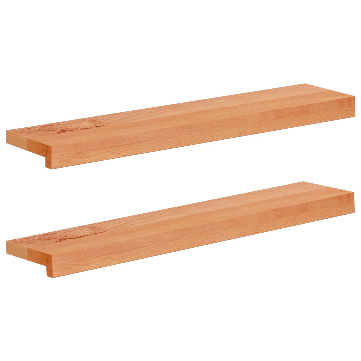 Vindueskarme 2 stk. Lakeret 80x 15 x 2 cm Solid bøg