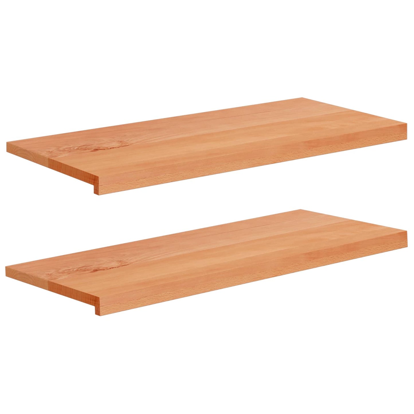 Vindueskarme 2 stk. Lakeret 90 x 40 x 2 cm Solid bøg