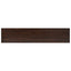 Vindueskarme 2 stk. Mørk Brun 70 x 15 x 2 cm Solid bøg