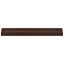 Vindueskarme 2 stk. Mørk Brun 80x 15 x 2 cm Solid bøg