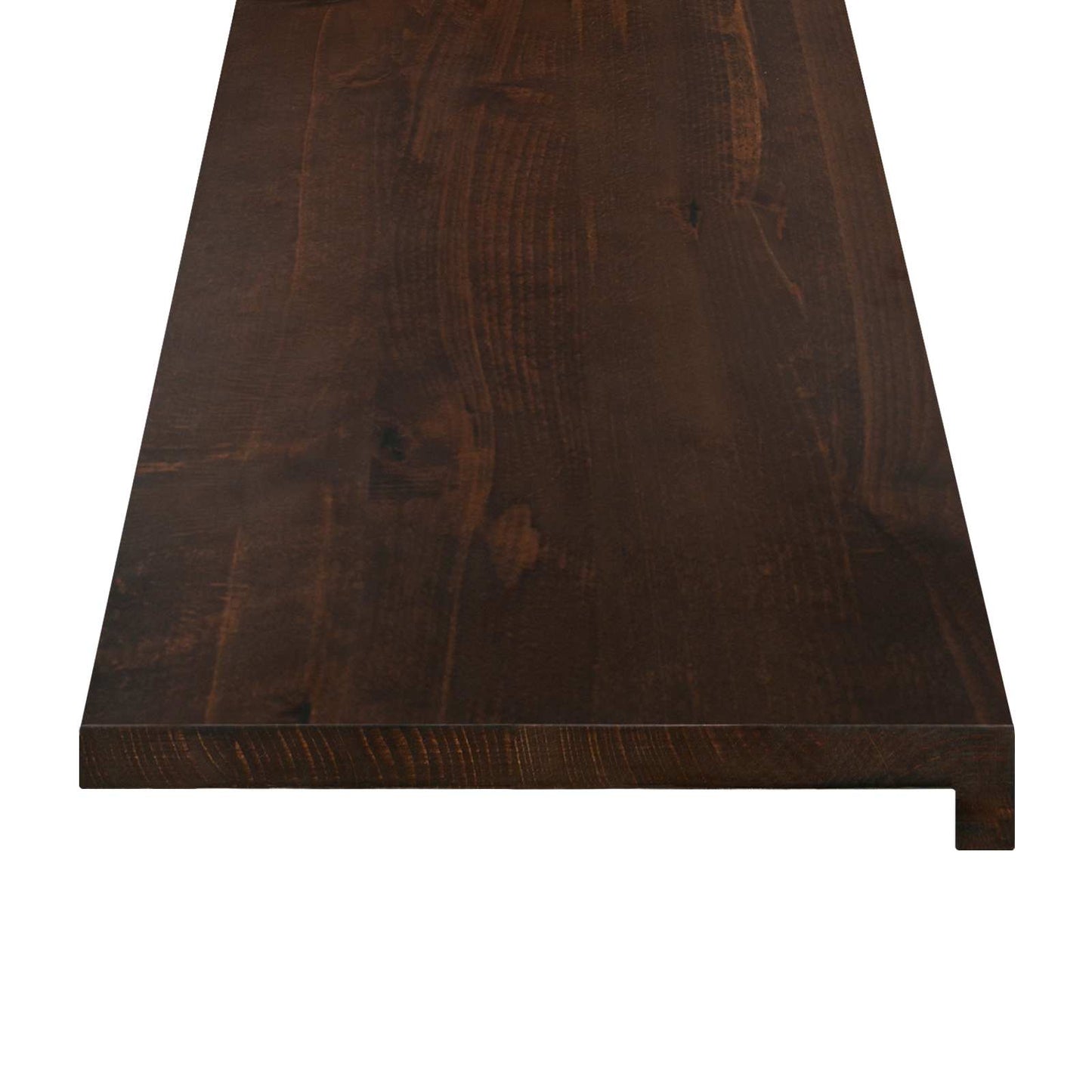 Vindueskarme 2 stk. Mørk Brun 100 x 15 x 2 cm Solid bøg