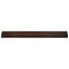 Vindueskarme 2 stk. Mørk Brun 90 x 20 x 2 cm Solid bøg