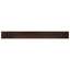 Vindueskarme 2 stk. Mørk Brun 140 x 20 x 2 cm Solid bøg