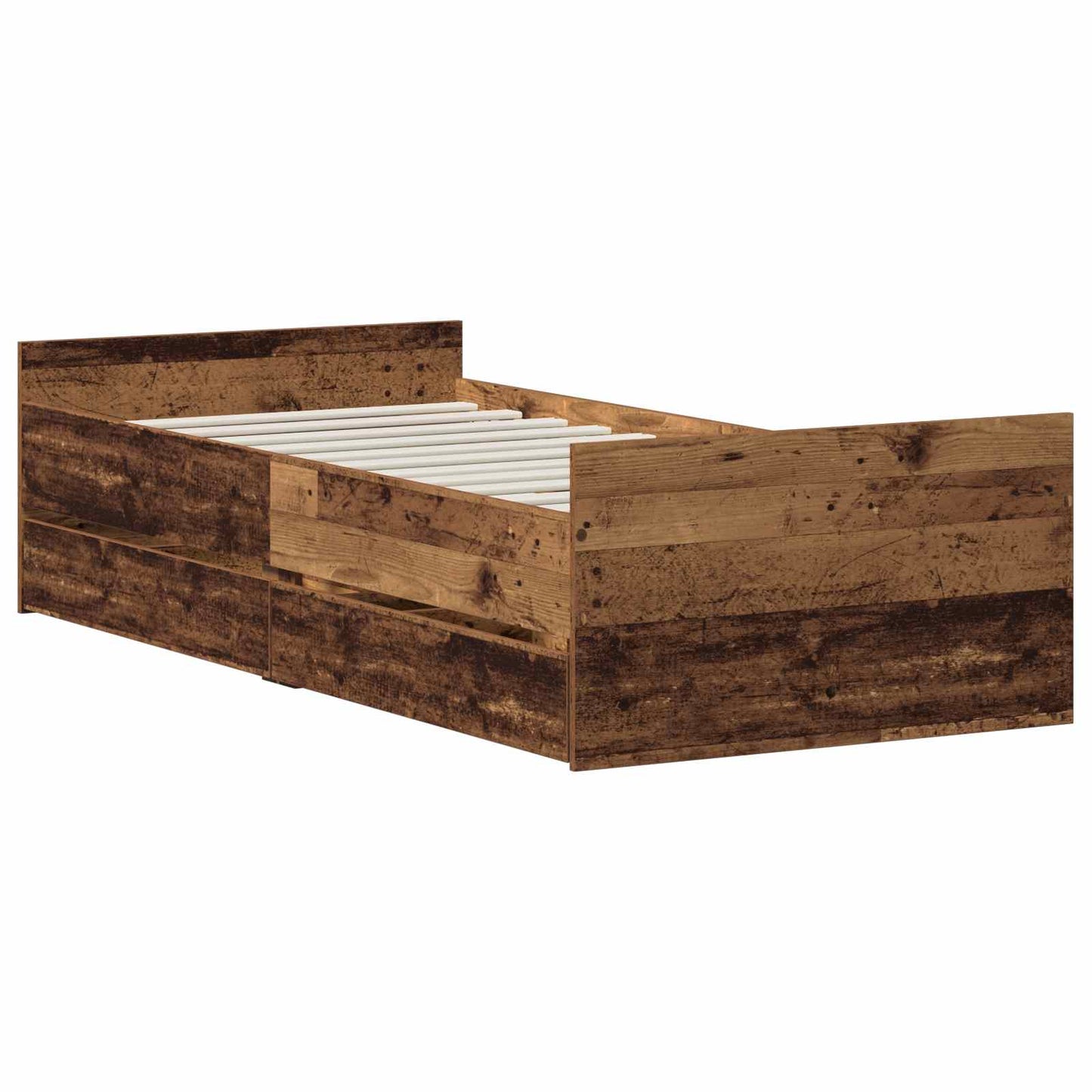 Sengestel Gammelt træ 100 x 200 cm Konstrueret træ