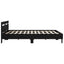 Sengestel Sort eg 140 x 190 cm Konstrueret træ