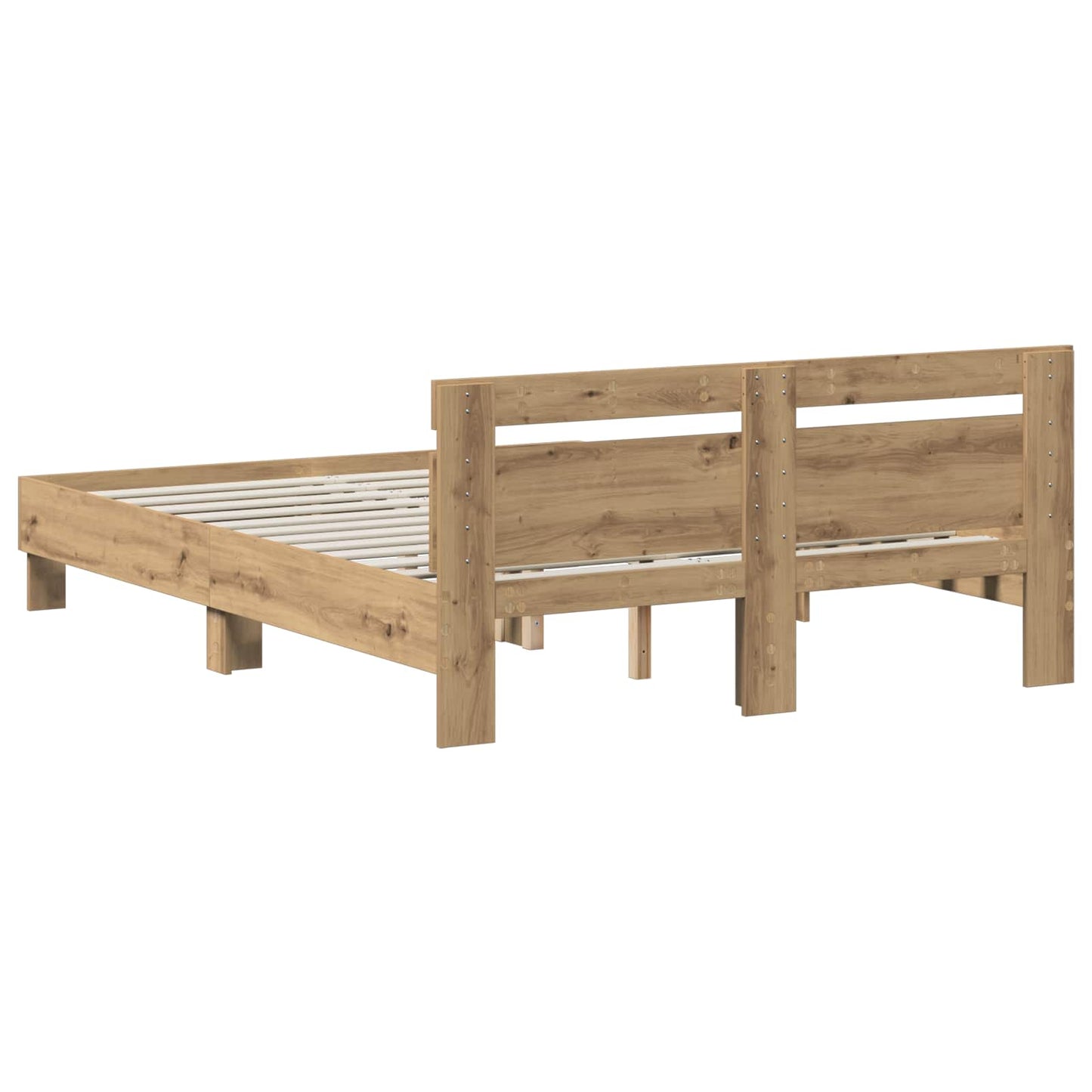 Sengestel Artisan-eg 135 x 190 cm Konstrueret træ