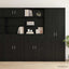 Highboard Sort eg 70 x 42,5 x 185 cm Konstrueret træ