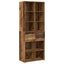 Bogreol Gammelt træ 30 x 42.4 x 185.2 cm