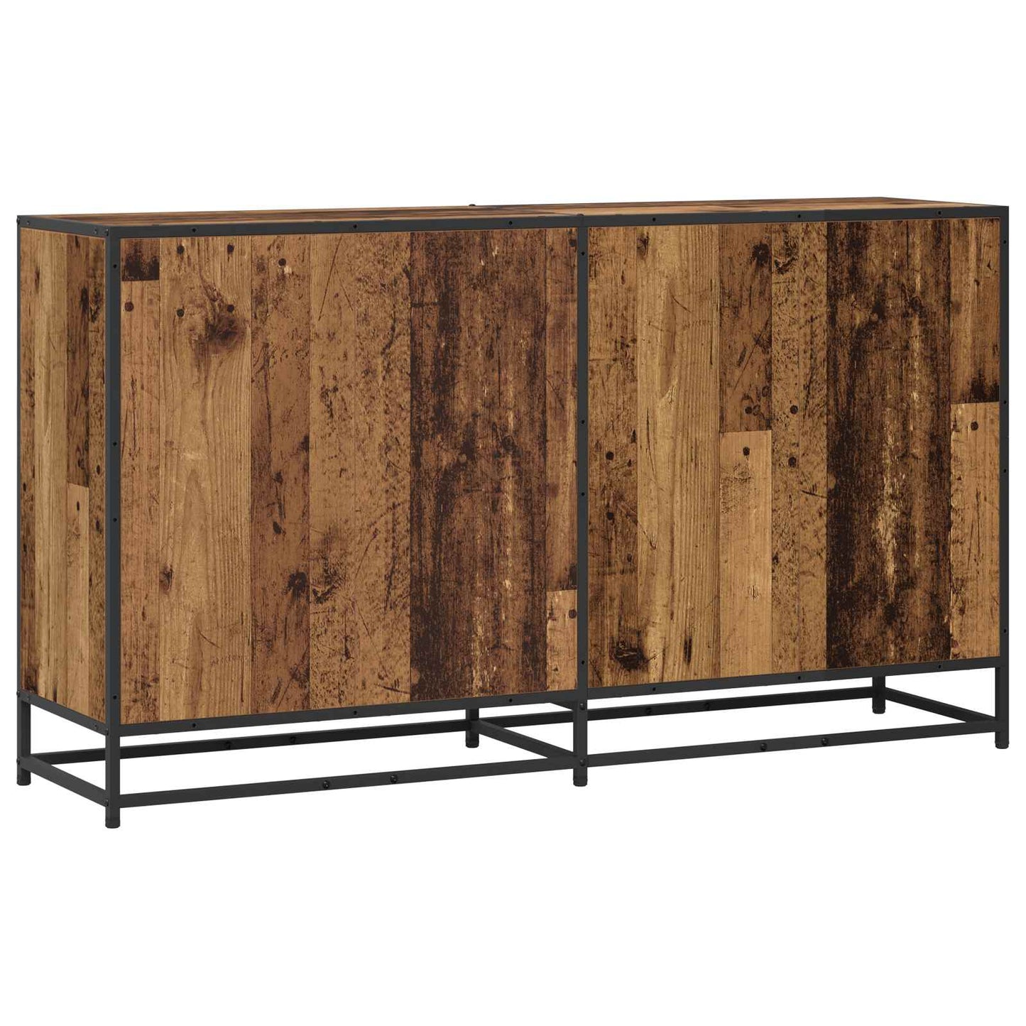 Sideboard Gammelt træ 134 x 35 x 76 cm Konstrueret træ