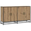 Sideboard Artisan-eg 134 x 35 x 76 cm Konstrueret træ