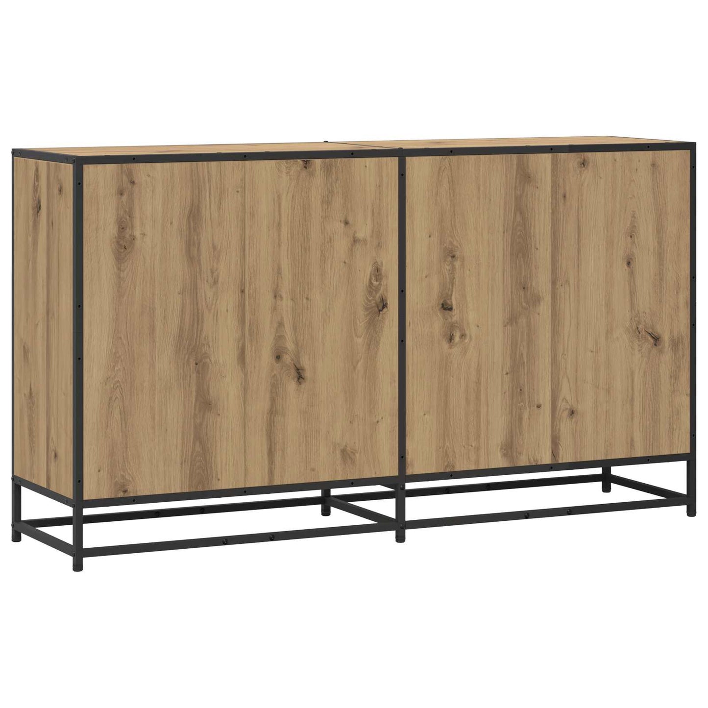 Sideboard Artisan-eg 134 x 35 x 76 cm Konstrueret træ
