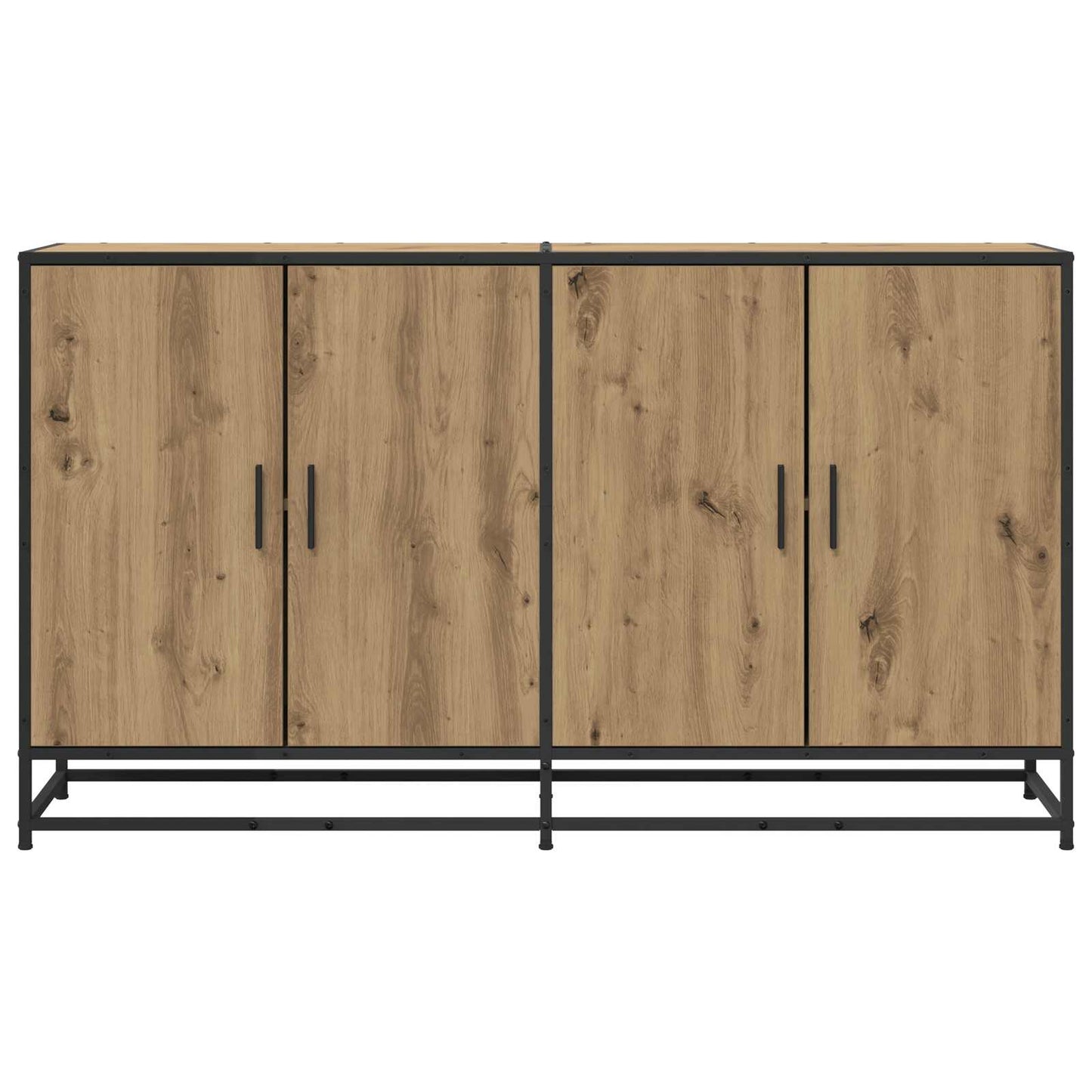 Sideboard Artisan-eg 134 x 35 x 76 cm Konstrueret træ