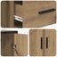 Sideboard Artisan-eg 92 x 35 x 76 cm Konstrueret træ