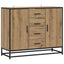 Sideboard Artisan-eg 92 x 35 x 76 cm Konstrueret træ
