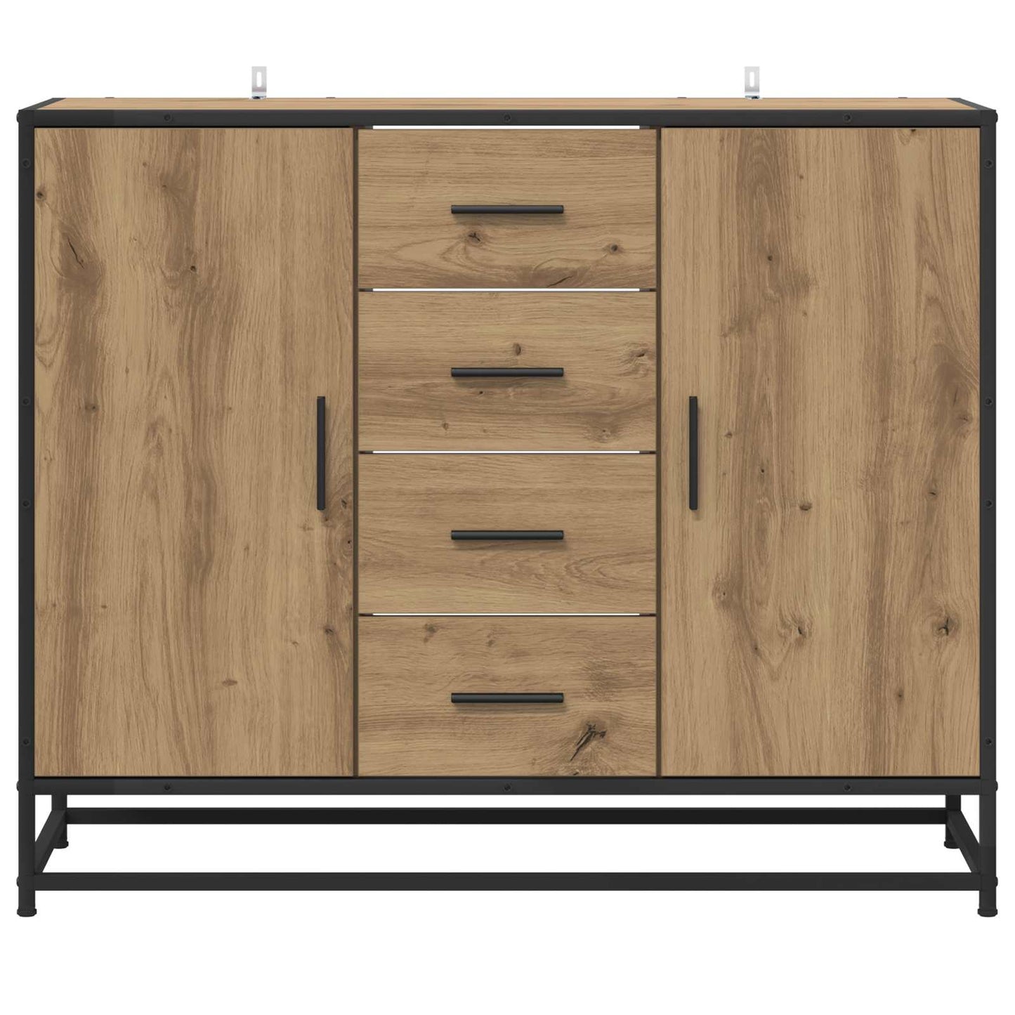 Sideboard Artisan-eg 92 x 35 x 76 cm Konstrueret træ