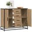 Sideboard Artisan-eg 92 x 35 x 76 cm Konstrueret træ