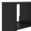 Boghylde Sort eg 100 x 33 x 156,5 cm Konstrueret træ