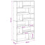 Boghylde Sort eg 100 x 33 x 156,5 cm Konstrueret træ