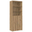 Opbevaringsskab med hylder Artisan-eg 70 x 42,5 x 225 cm
