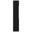 Opbevaringsskab med hylder Sort eg 70 x 42,5 x 225 cm