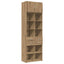 Opbevaringsskab med hylder Artisan-eg 70 x 42,5 x 225 cm