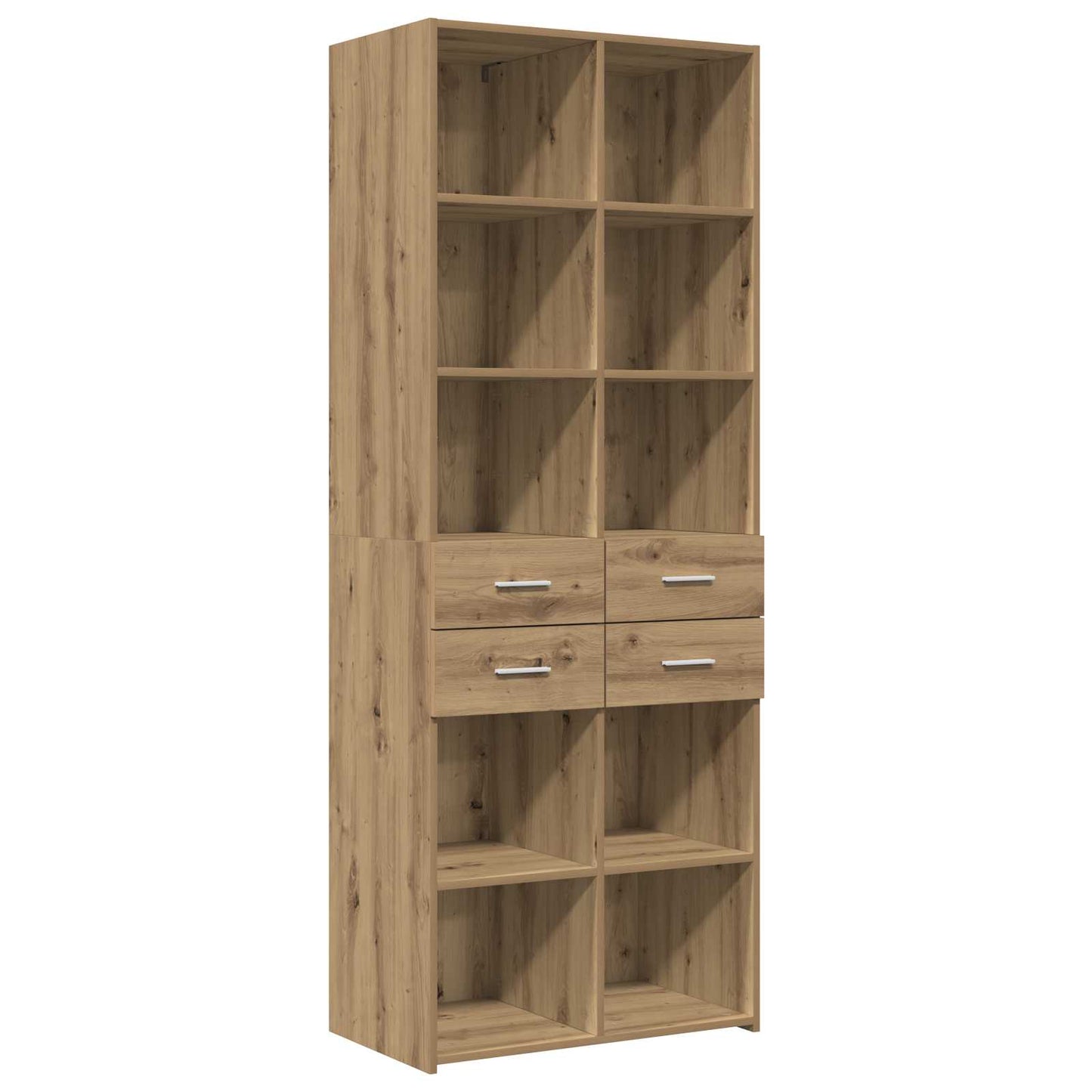 Opbevaringsskab med hylder Artisan-eg 70 x 42,5 x 225 cm