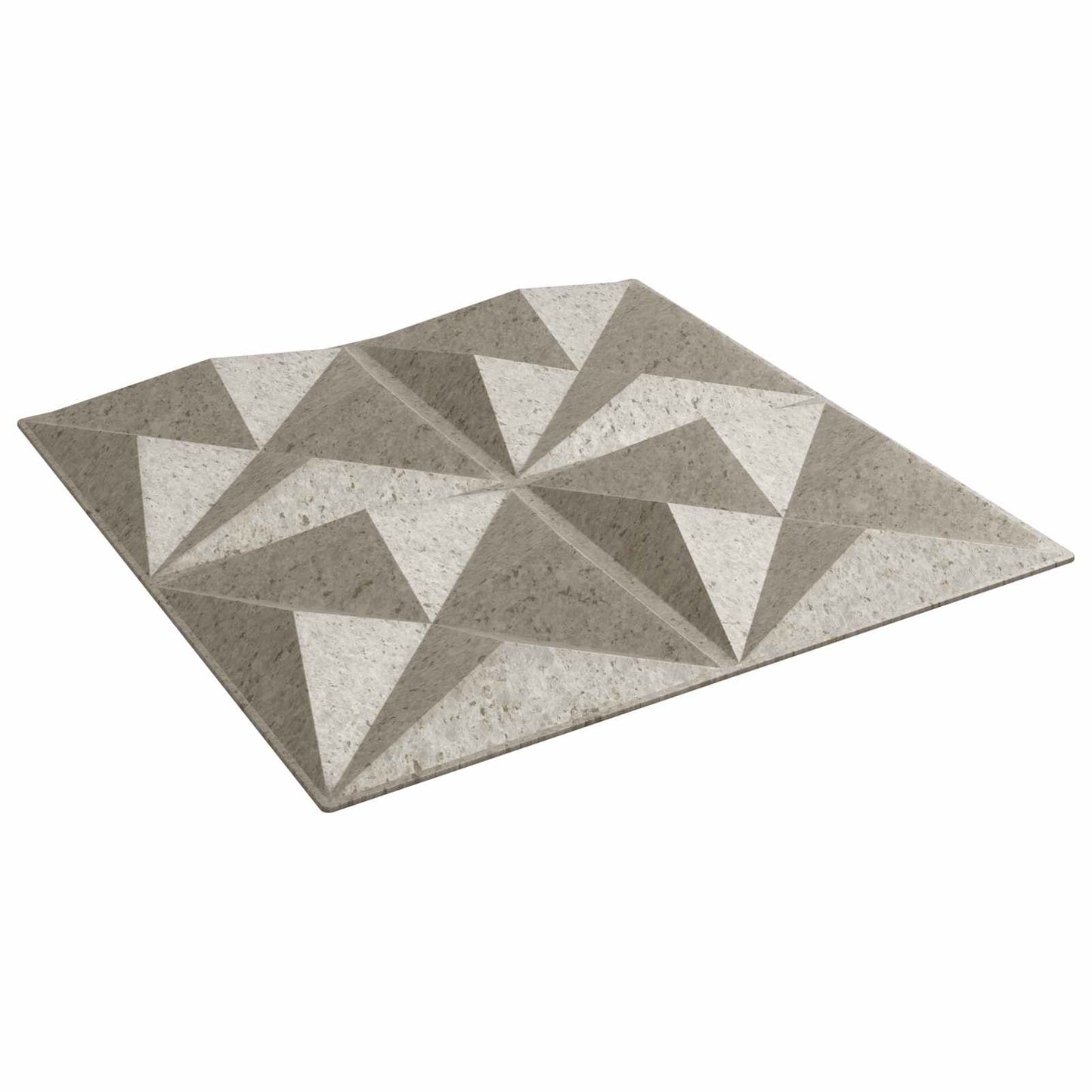 Vægpaneler 48 pcs Origami beton 50 x 50 cm XPS Skum