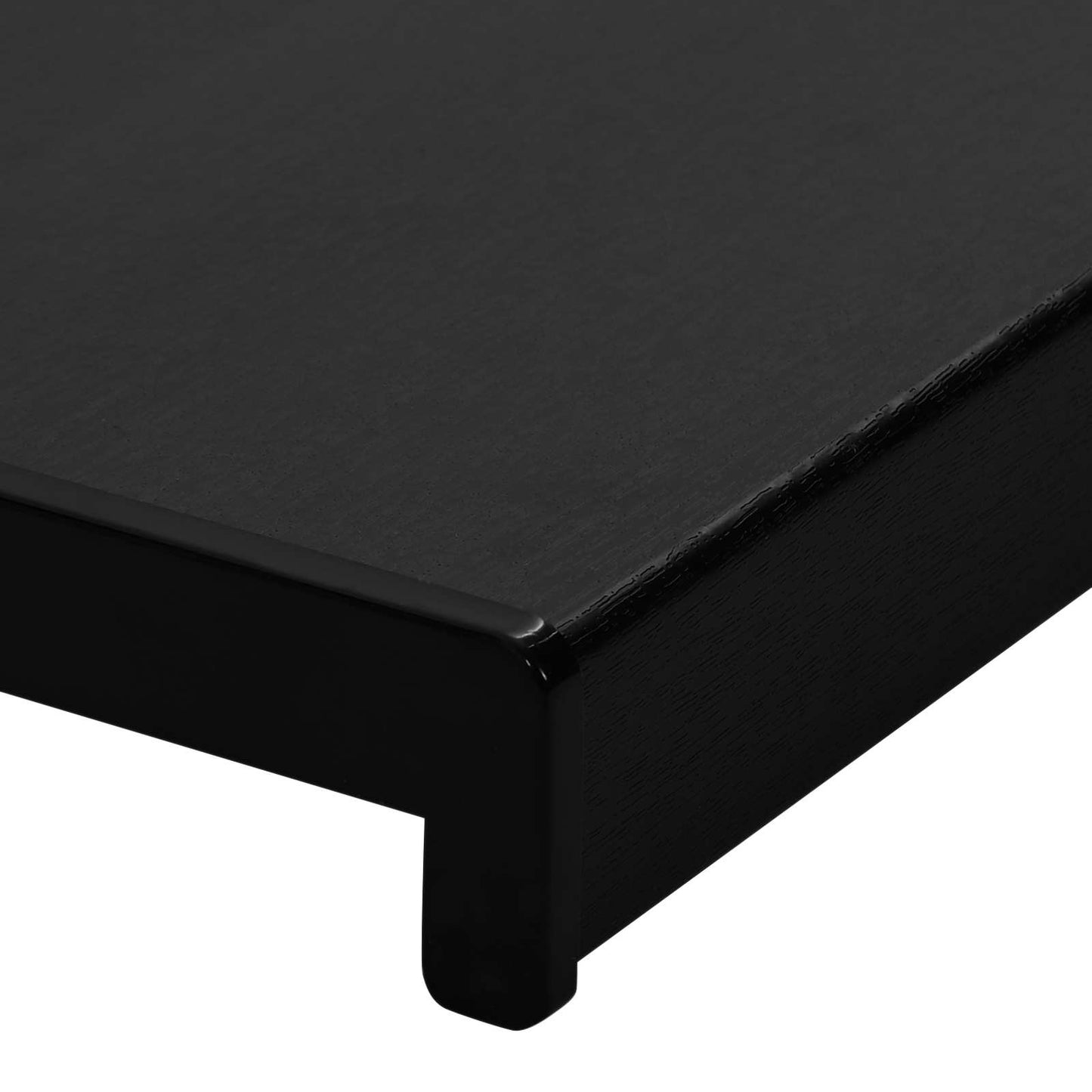 Vindueskarm Sort med træstruktur 160 x 15 x 4,5 cm PVC