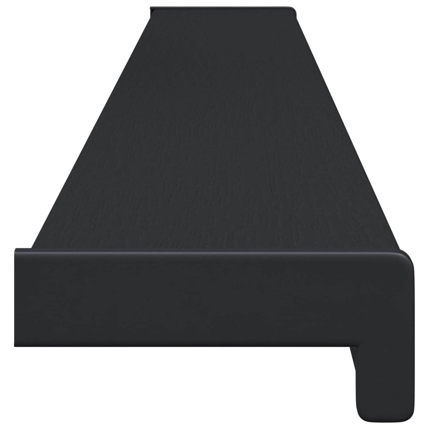 Vindueskarm Antracit med træstruktur 160 x 15 x 4,5 cm PVC
