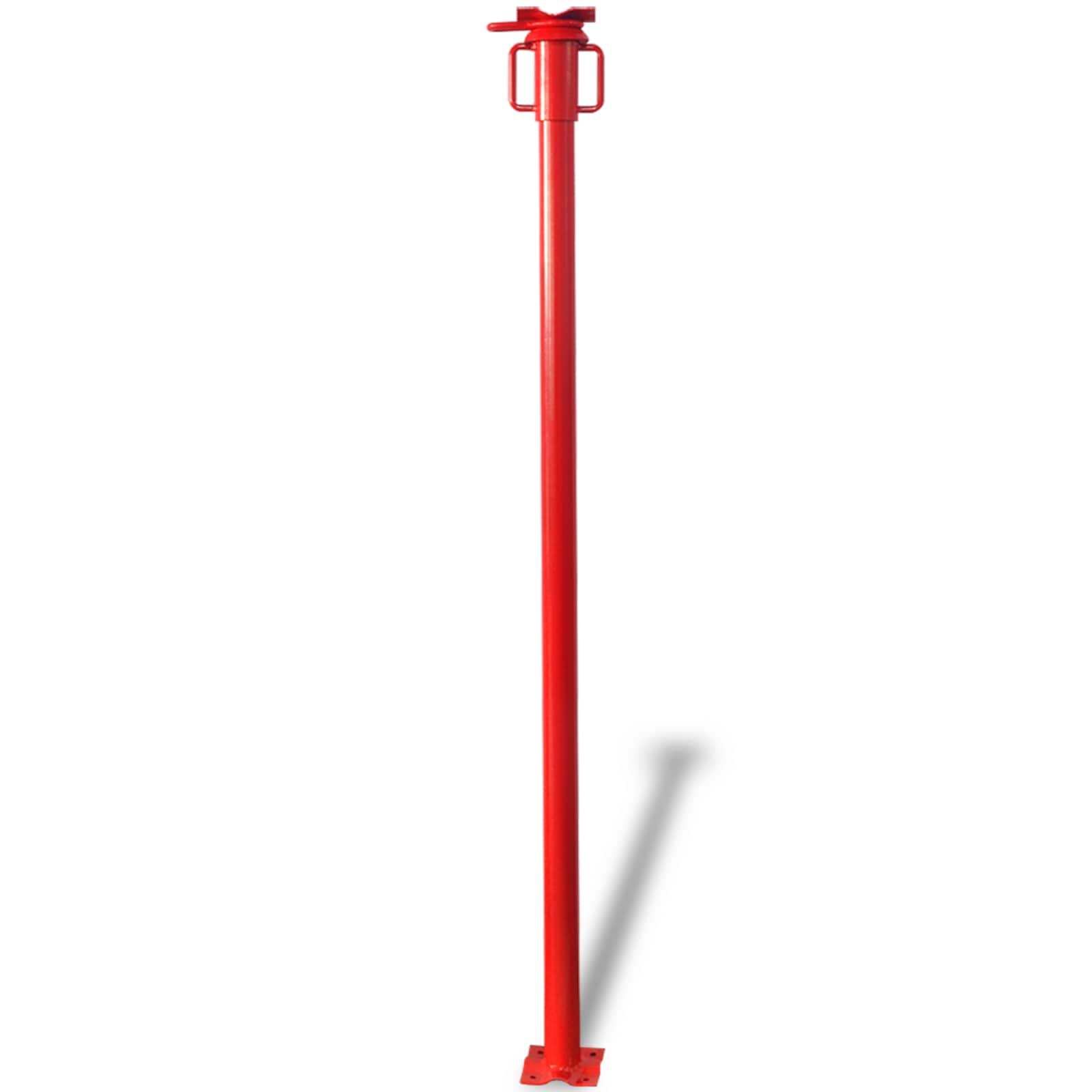 Justerbar acrow prop i stål - rød, 166-280 cm (280 × 12 × 12 cm)