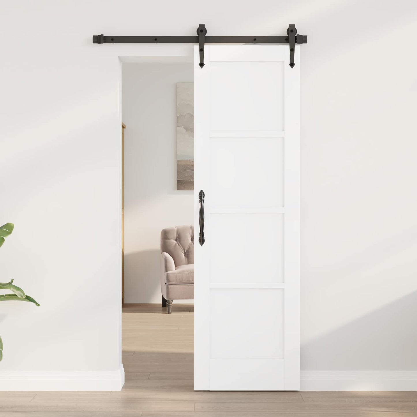 Indvendig Dør Hvid 61 x 198,5 cm Krydsfinér