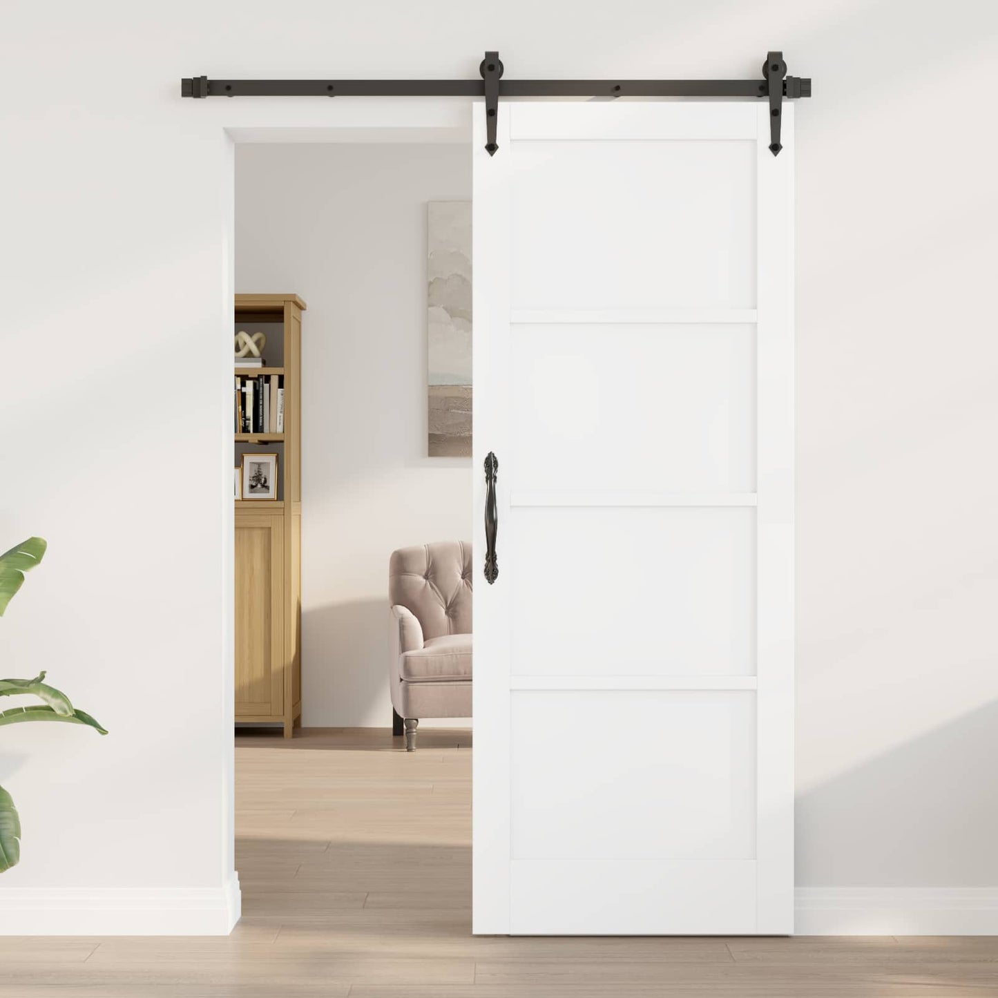 Indvendig Dør Hvid 78 x 202 cm Krydsfinér