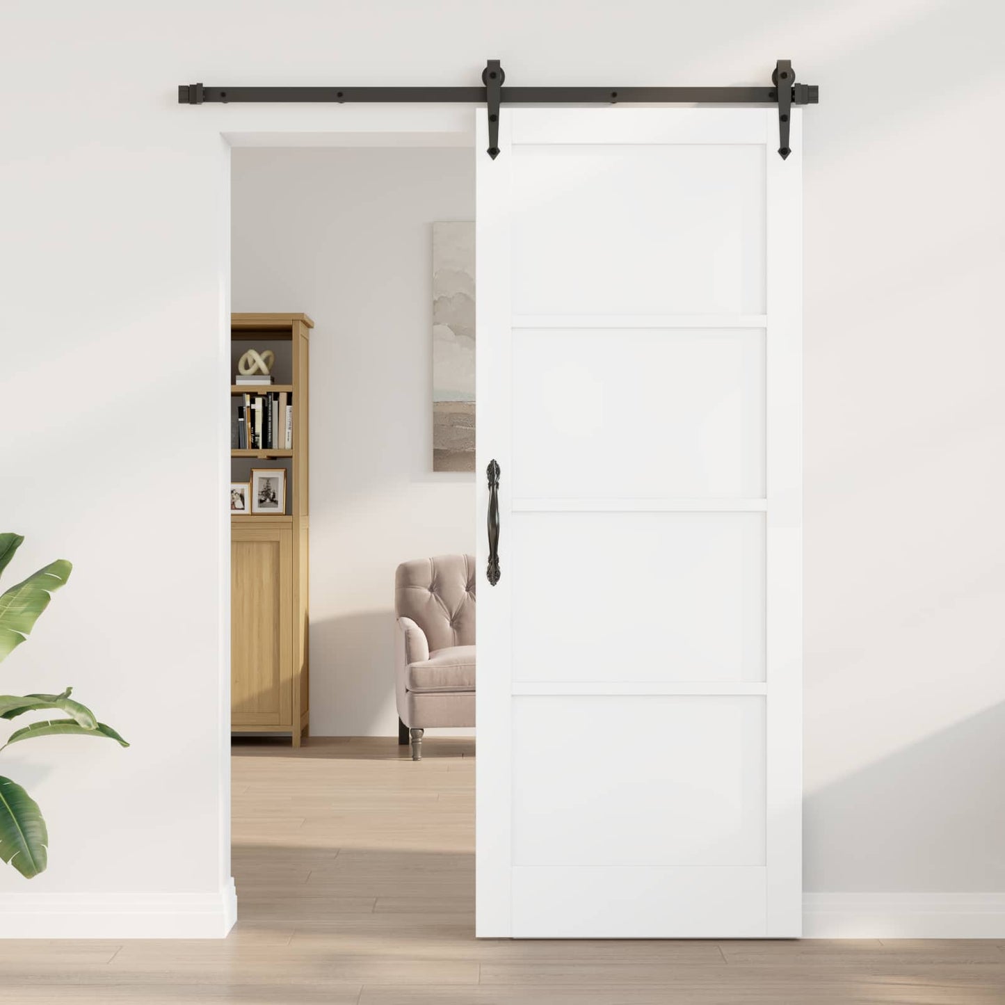 Indvendig Dør Hvid 83 x 211 cm Krydsfinér