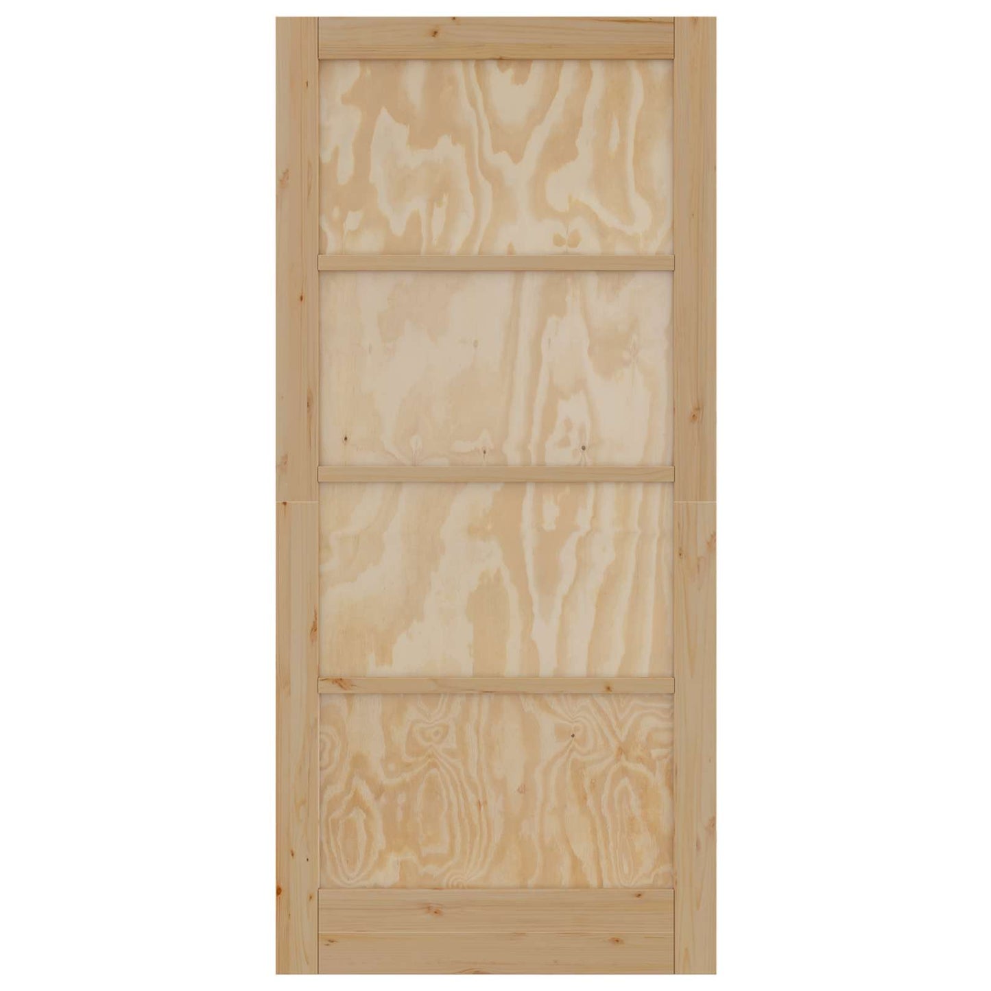 Indvendig Dør Naturfarvet 93 x 202 cm Krydsfinér