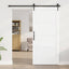 Indvendig Dør Hvid 93 x 202 cm Krydsfinér