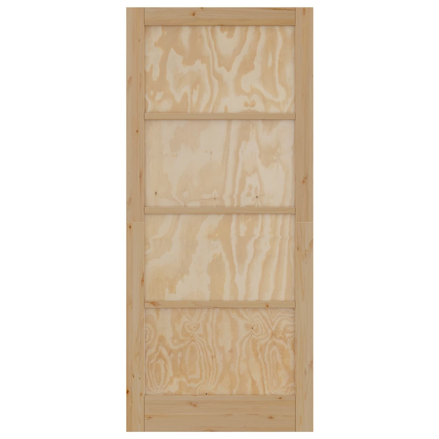 Indvendig Dør Naturfarvet 93 x 211 cm Krydsfinér