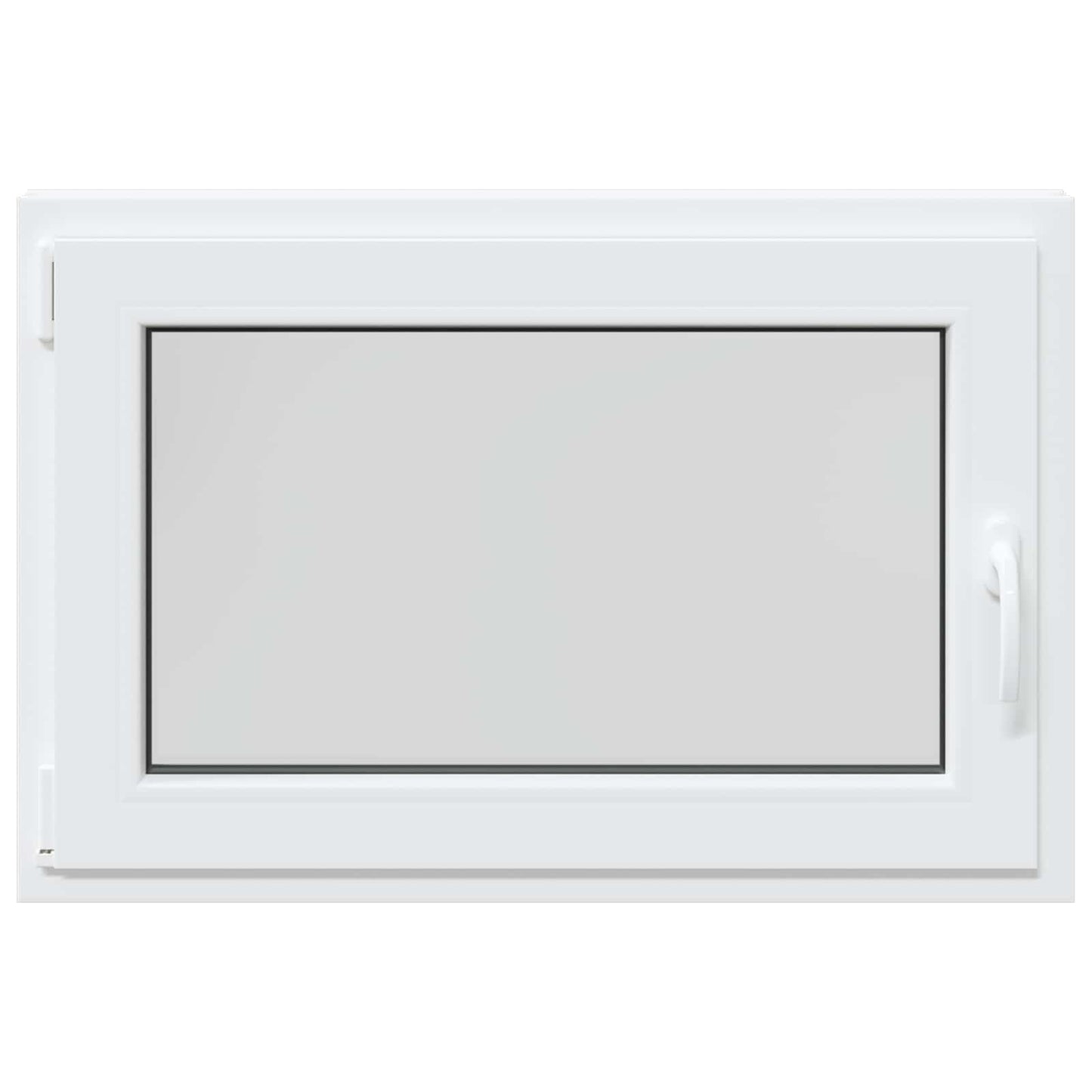 Kældervindue RISOR 90 x 70 cm PVC og glas Hvid