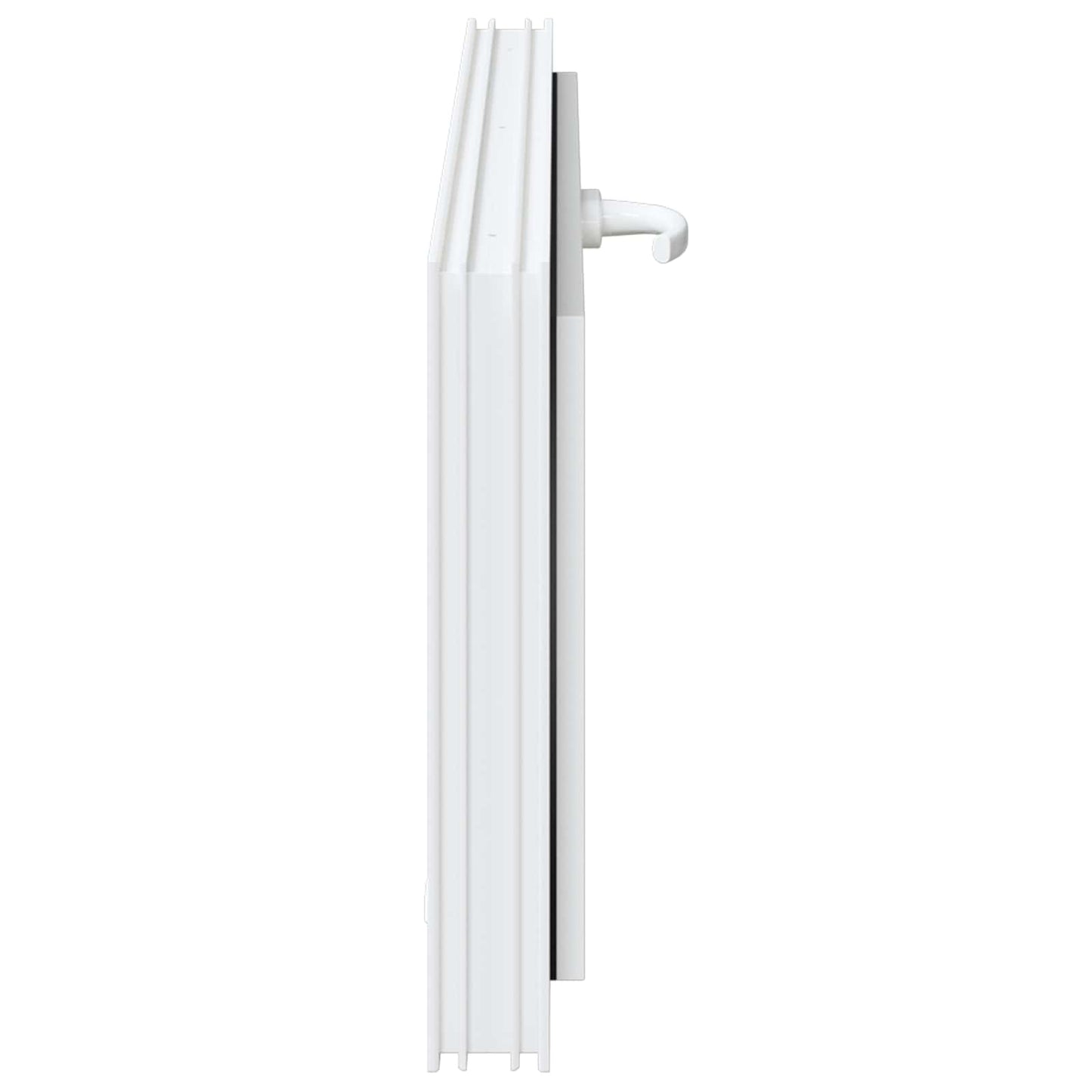 Kældervindue RISOR 100 x 40 cm PVC og glas Hvid
