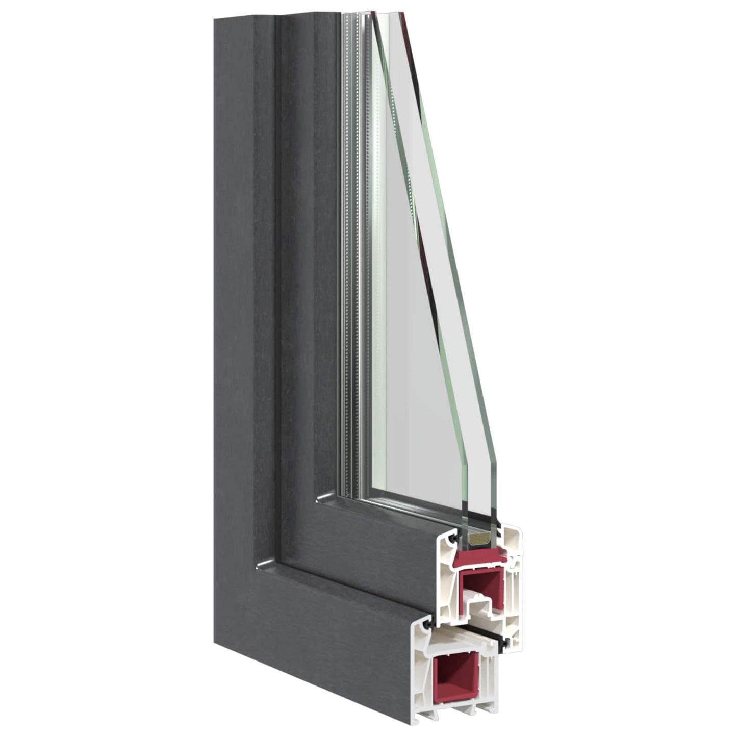 Kip & Drej Kælder Vinduet RISOR 60 x 80 cm PVC og glas