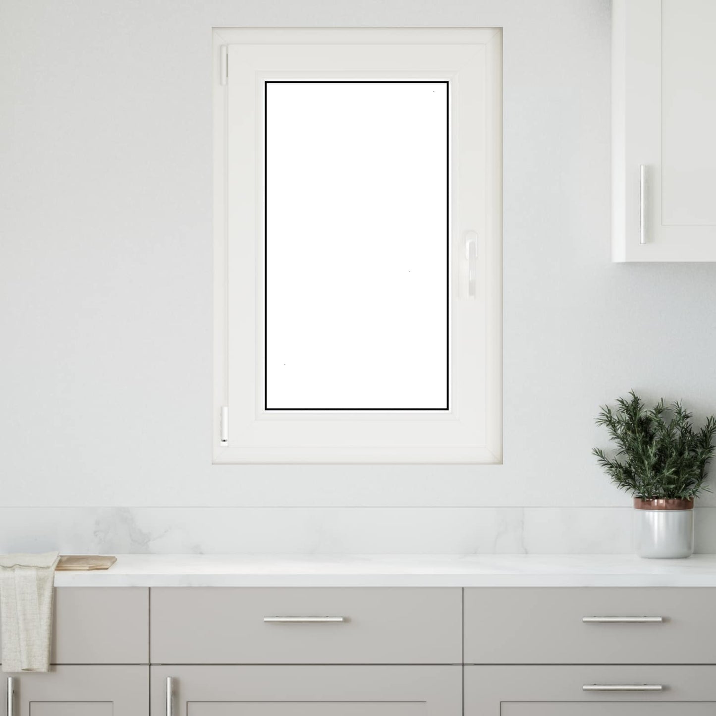 Kip & Drej Kælder Vinduet RISOR 60 x 80 cm PVC og glas