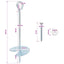 Jordanker 6 pcs Sølv Ø10 x 30 cm Galvaniseret metal