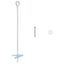 Jordanker 10 pcs Sølv Ø10 x 50 cm Galvaniseret metal