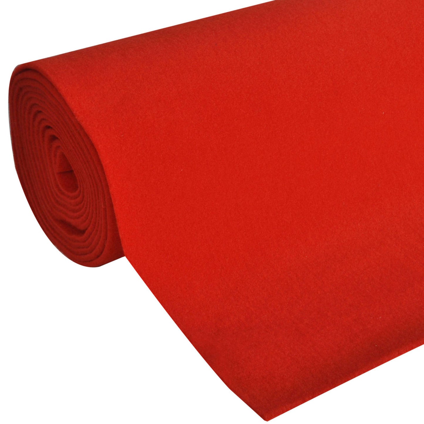 Tæppe Rød 1 x 20 m Polyester