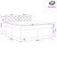 Boxmadras med topmadras med hovedgærde Sort 160 x 200 cm Stof