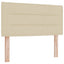 Boxmadras med topmadras Cremefarvet 120 x 190 cm Stof